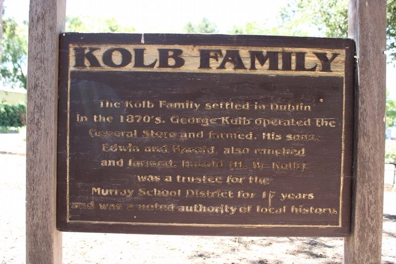 Kolb Family Marker image. Click for full size.