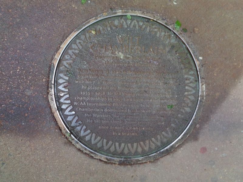 Wilt Chamberlain Marker image. Click for full size.
