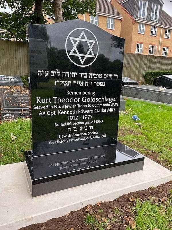 Kurt Theodor Goldschlager Marker. Click for full size. Kurt Theodor Goldschlager Marker image. Click for full size.