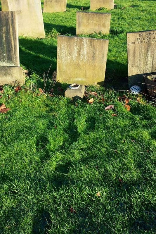 Kenneth Edward Clarke - unmarked grave Roman Catholic section for paupers. Click for full size. Kenneth Edward Clarke - unmarked grave Roman Catholic section for paupers image. Click for full size.