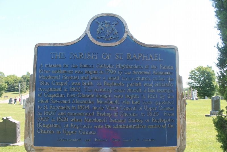 The Parish of St. Raphael Marker image. Click for full size.
