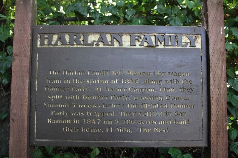 Harlan Family Marker image. Click for full size.