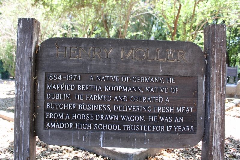 Henry Moller Marker image. Click for full size.