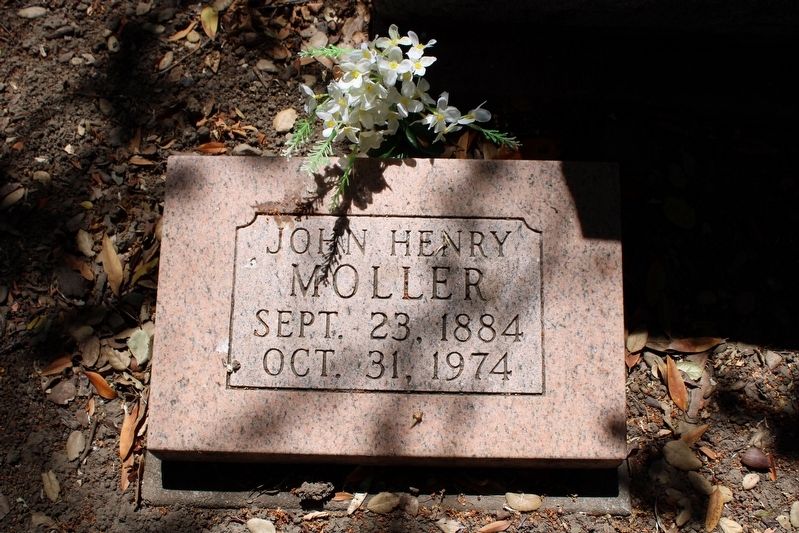 Henry Moller Headstone image. Click for full size.