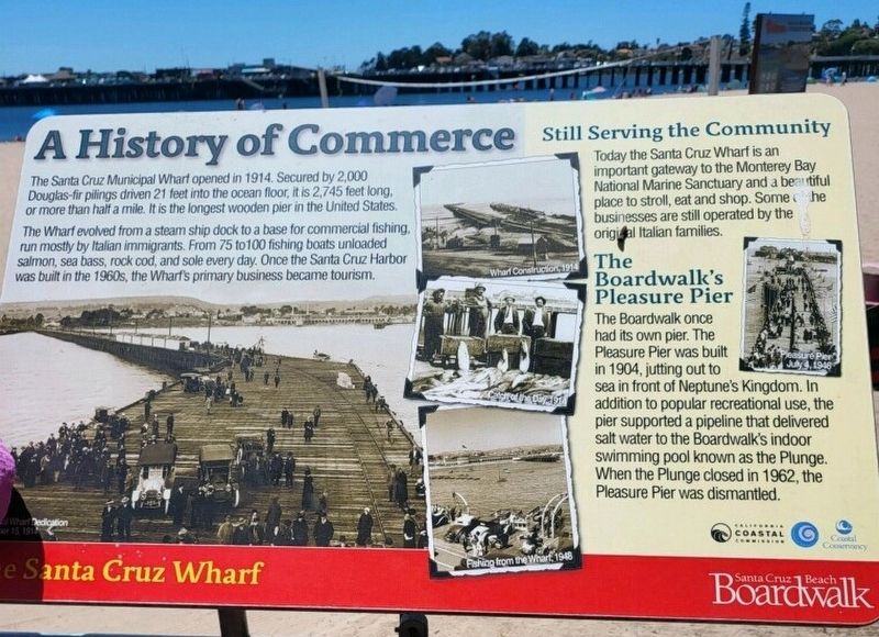 A History of Commerce Marker image. Click for full size.