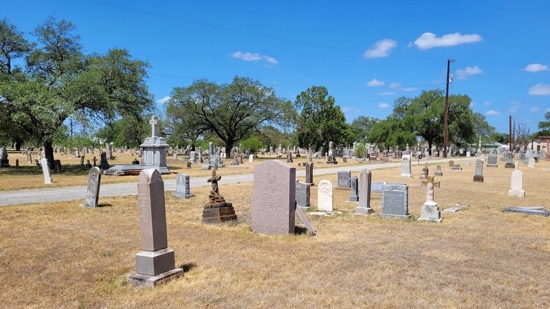 The view of Don José de Jesús Rodríguez Marker from the cemetery. Click for full size. The view of Don José de Jesús Rodríguez Marker from the cemetery image. Click for full size.
