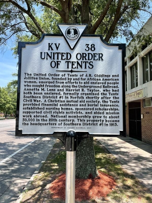 United Order of Tents Marker. Click for full size. United Order of Tents Marker image. Click for full size.