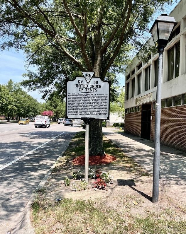 United Order of Tents Marker. Click for full size. United Order of Tents Marker image. Click for full size.