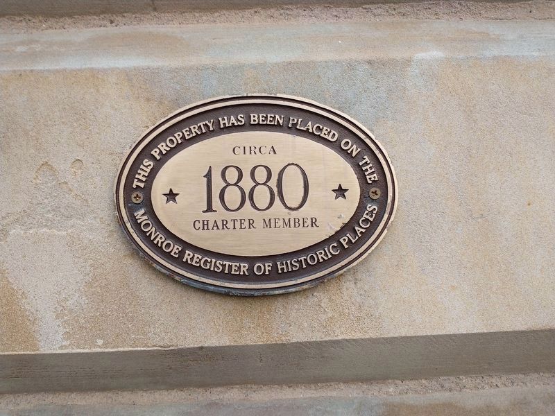 Monroe Register of Historic Places Marker. Click for full size. Monroe Register of Historic Places Marker image. Click for full size.