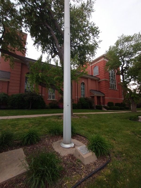 First Flag Raised In Michigan Territory Marker. Click for full size. First Flag Raised In Michigan Territory Marker image. Click for full size.