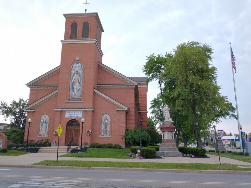 St. Mary Catholic Church Marker. Click for full size. St. Mary Catholic Church Marker image. Click for full size.