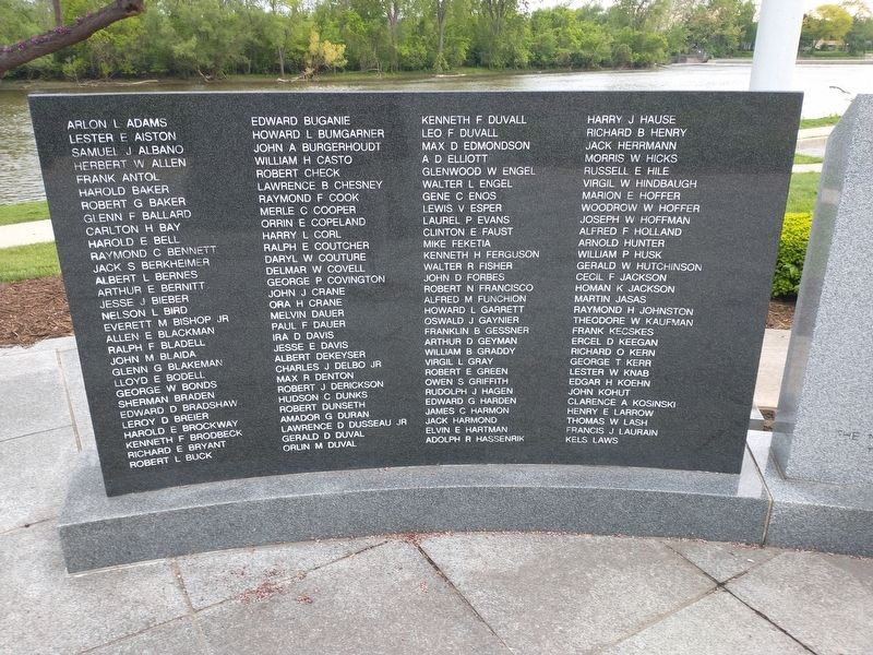 Monroe County World War II Memorial image. Click for full size.