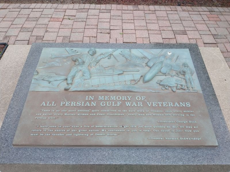 Monroe County Persian Gulf War Memorial image. Click for full size.