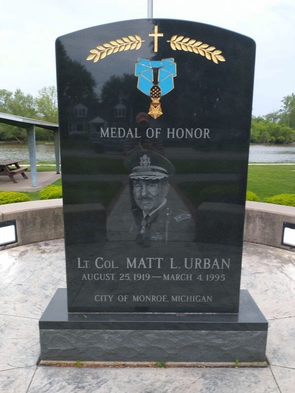 Lt. Col. Matt L. Urban Memorial image. Click for full size.