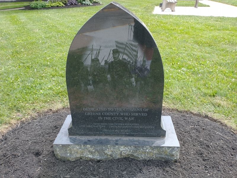 Greene County Civil War Memorial image. Click for full size.