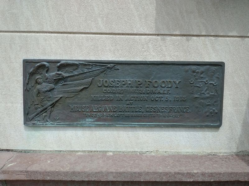 Joseph P. Foody Marker. Click for full size. Joseph P. Foody Marker image. Click for full size.