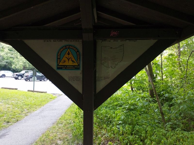 Clifton Gorge State Nature Preserve Marker image. Click for full size.
