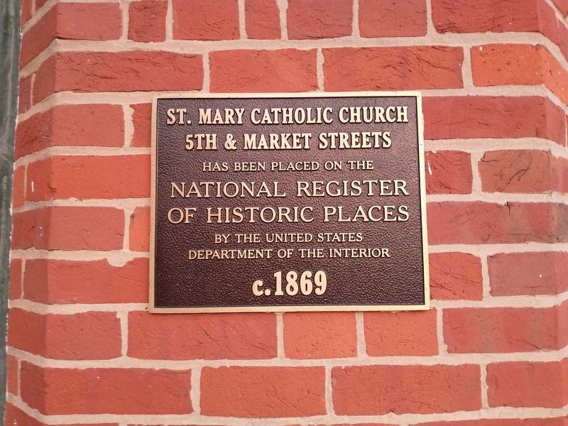 St. Mary Catholic Church Marker image. Click for full size.