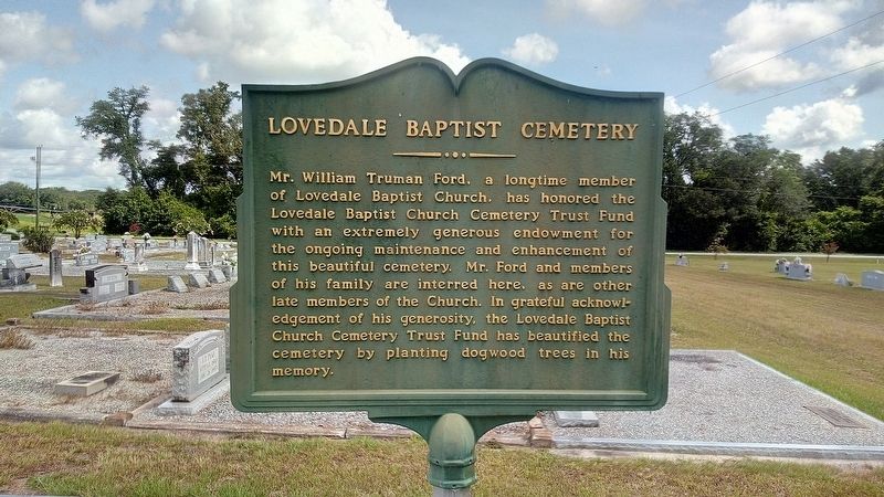 Lovedale Baptist Cemetery Marker image. Click for full size.