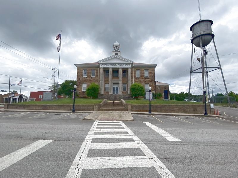 Veterans Memorial at Winston County Courthouse image. Click for full size.