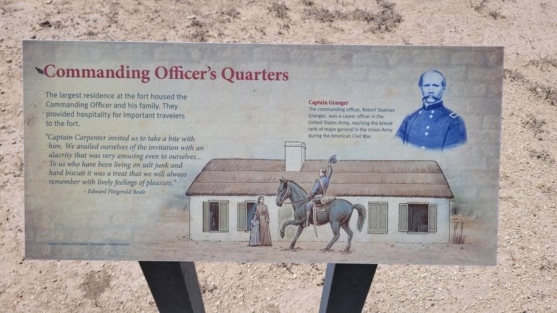 Commanding Officer's Quarters Marker image. Click for full size.