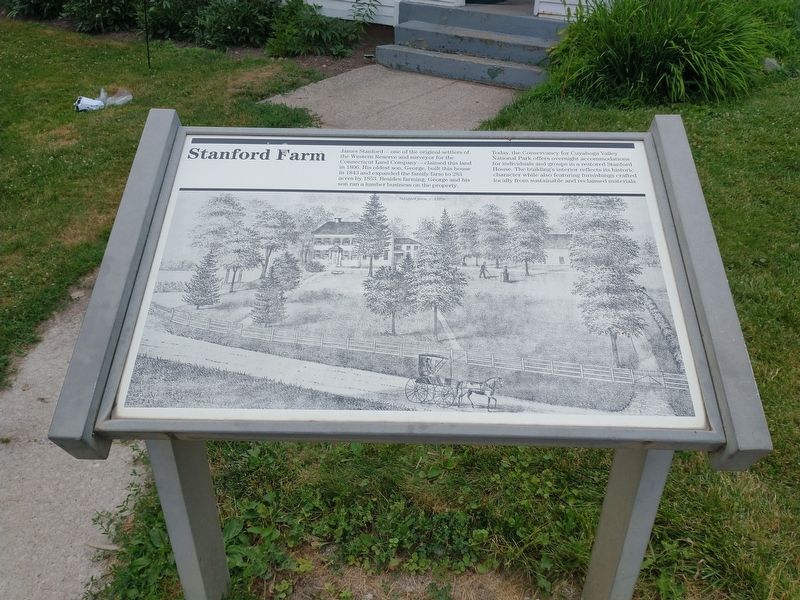 Stanford Farm Marker image. Click for full size.