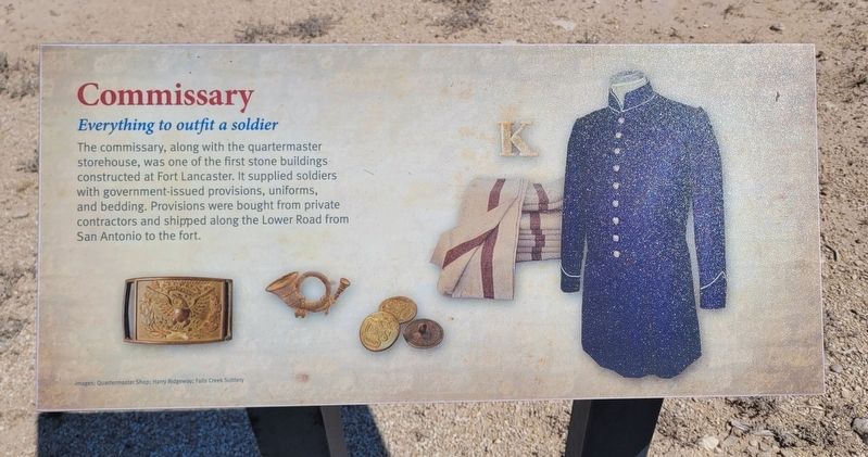 Commissary Marker. Click for full size. Commissary Marker image. Click for full size.