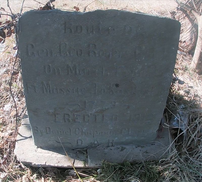 Route of General George Rogers Clark Marker. Click for full size. Route of General George Rogers Clark Marker image. Click for full size.