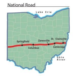 The National Road in Ohio image. Click for full size.