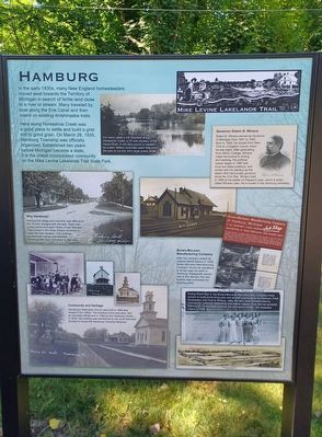Hamburg Marker image. Click for full size.