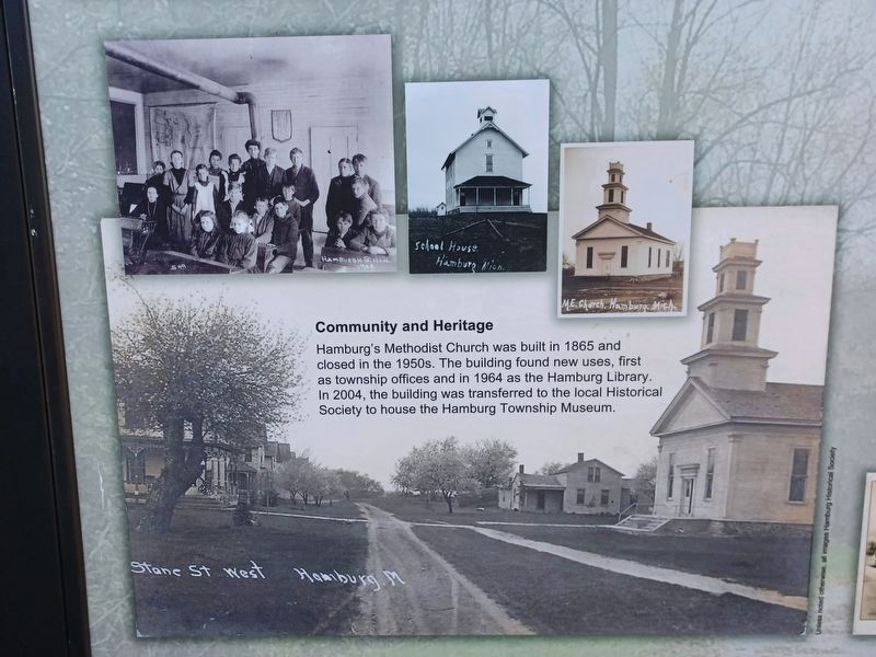 Hamburg Marker � Community and Heritage image. Click for full size.