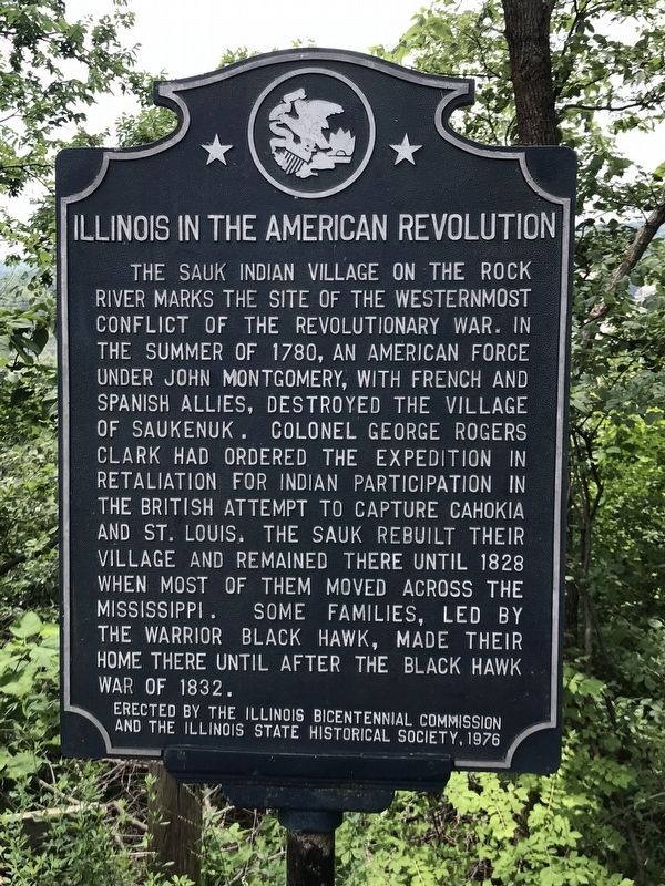 Illinois in the American Revolution Marker. Click for full size. Illinois in the American Revolution Marker image. Click for full size.