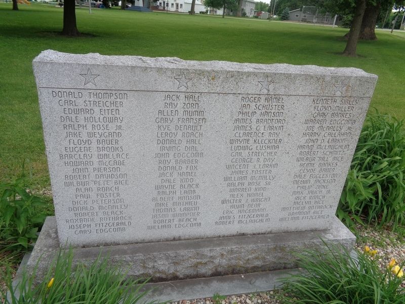 Troy Grove Township Veterans Memorial image. Click for full size.