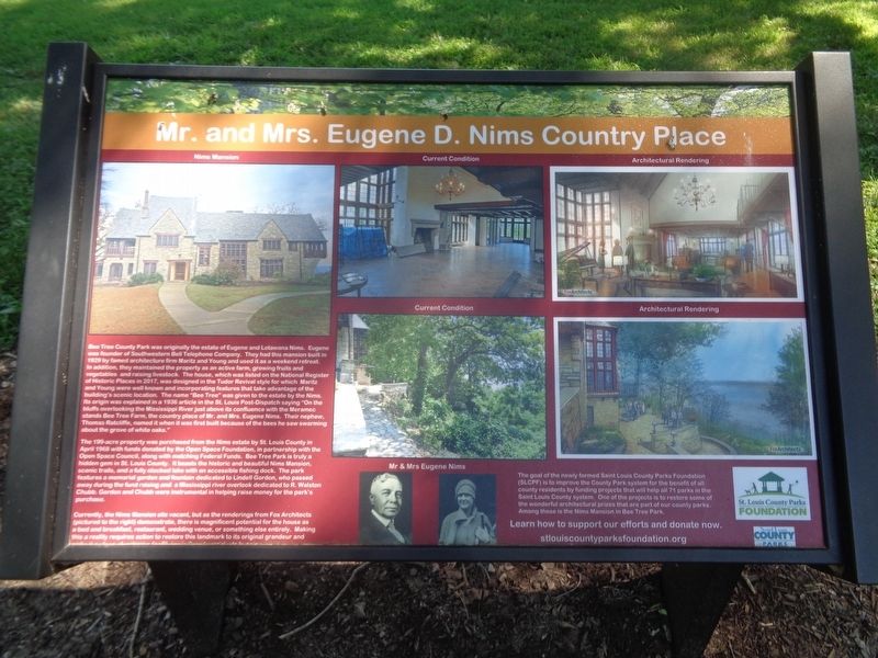Mr. and Mrs. Eugene D. Nims Country Place Marker image. Click for full size.