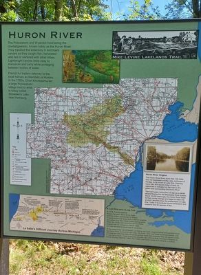 Huron River Marker image. Click for full size.