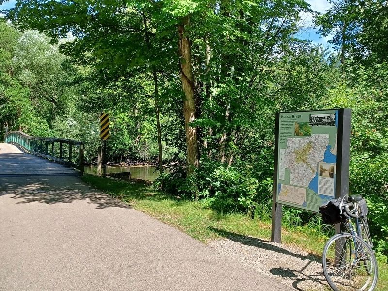 Huron River Marker image. Click for full size.