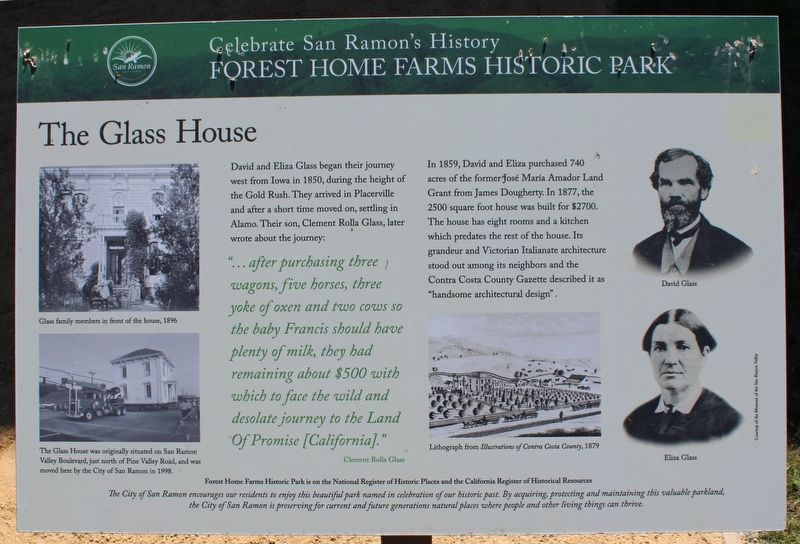 The Glass House Marker image. Click for full size.
