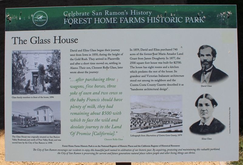 The Glass House Marker image. Click for full size.