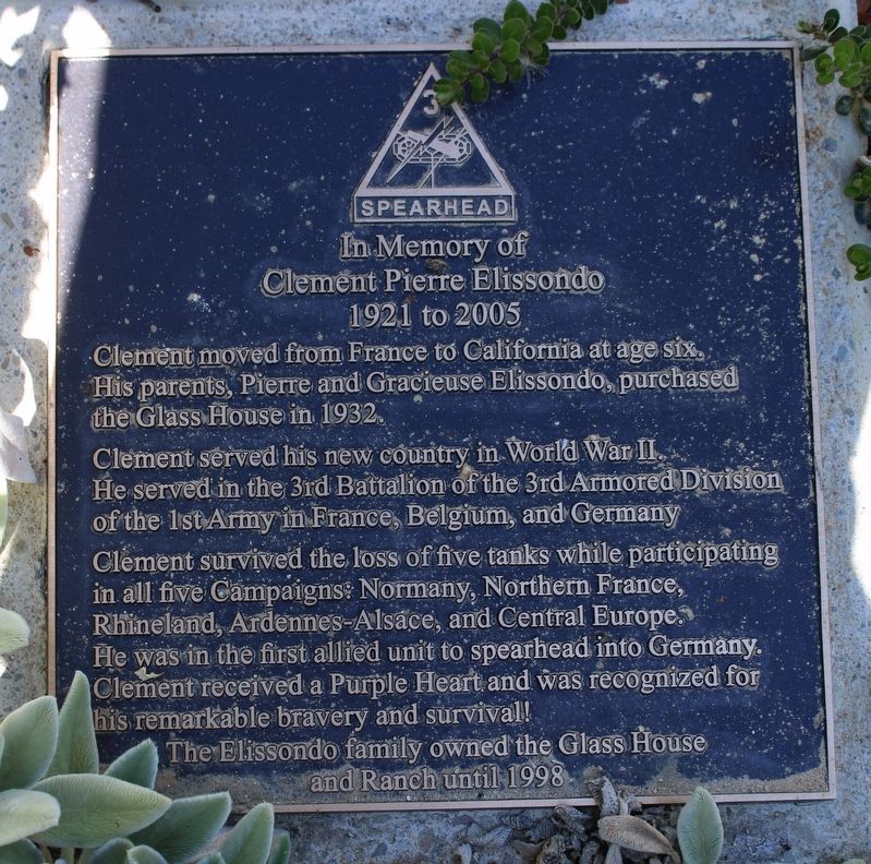 Clement Pierre Elissondo Marker image. Click for full size.
