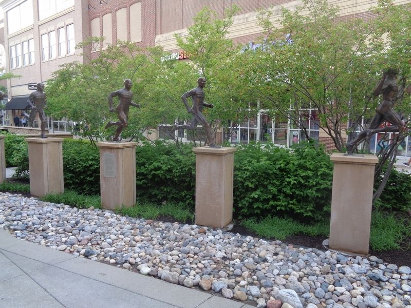 Kansas Runner Dominate the 1500-meter Run Marker image. Click for full size.