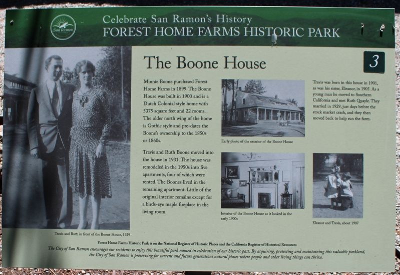 The Boone House Marker image. Click for full size.