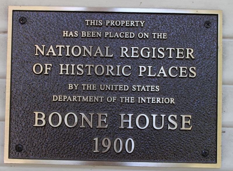 National Register of Historical Places Marker image. Click for full size.