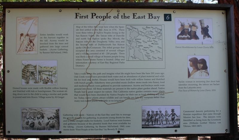 First People of the East Bay Marker image. Click for full size.
