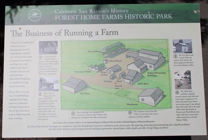 The Business of Running a Farm Marker image. Click for full size.