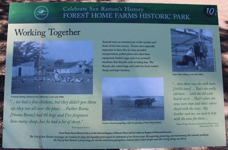 Working Together Marker image. Click for full size.