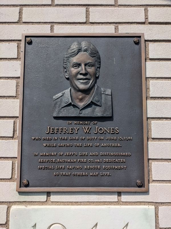 In memory of Jeffrey W. Jones Marker image. Click for full size.