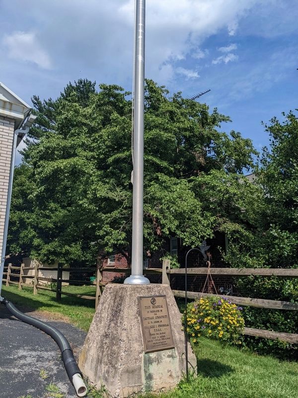 P.F.C. Bruce E. Cunningham U.S.M.C. Marker image. Click for full size.
