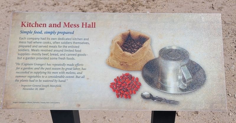 Kitchen and Mess Hall Marker image. Click for full size.