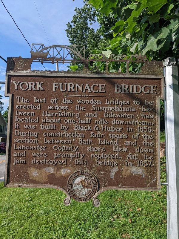 York Furnace Bridge Marker image. Click for full size.