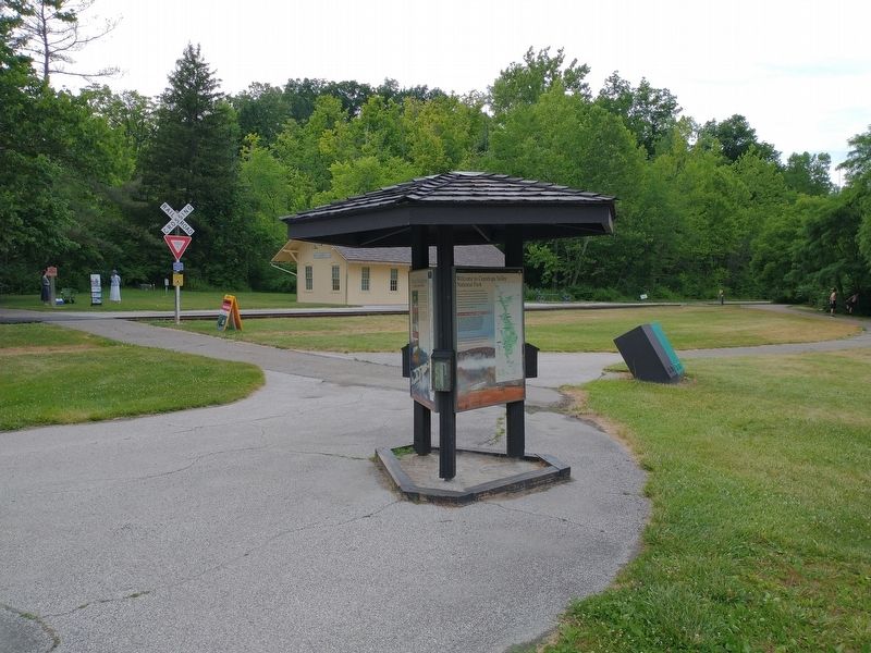 Welcome to Cuyahoga Valley National Park Marker. Click for full size. Welcome to Cuyahoga Valley National Park Marker image. Click for full size.